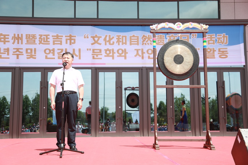 荆继波宣布活动启动（王晓彤 摄）