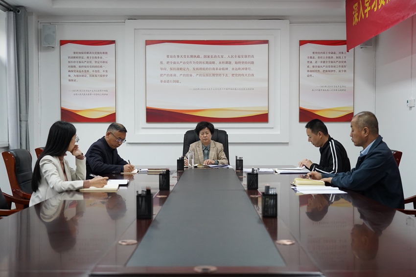 专题党组会议。