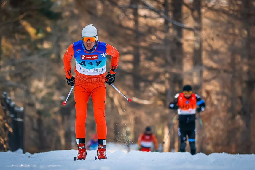 第二十二届中国长春净月潭瓦萨国际滑雪节启幕。（长春净月高新区供图）