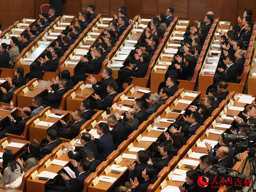 1月23日，政協吉林省第十三屆委員會第二次會議開幕。人民網記者 李洋攝
