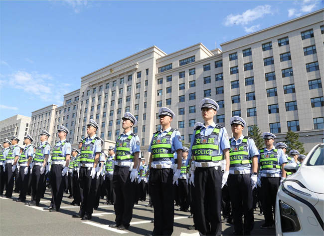 25日电  今日，长春市公安局社会面协同管控新机制启动