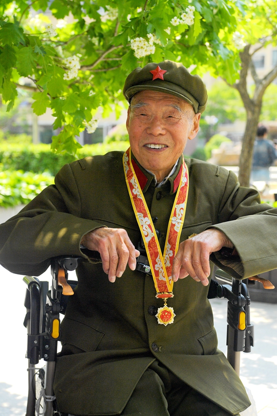 抗战老兵韩景俊。