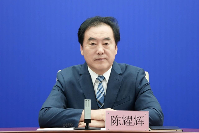 吉林省人參工作專班班長、吉林省科協黨組書記、副主席陳耀輝。來源：長春新聞發布