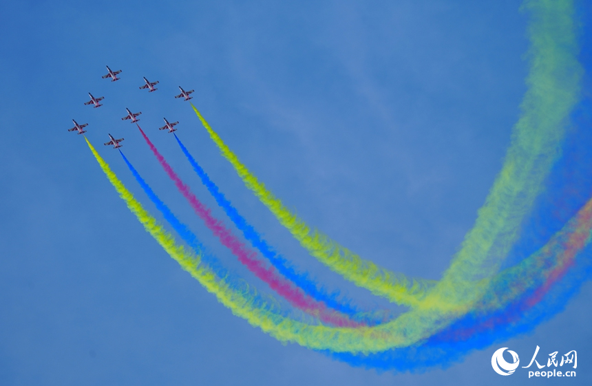 2025年空軍航空開放活動和長春航空展開幕。人民網記者 李洋攝