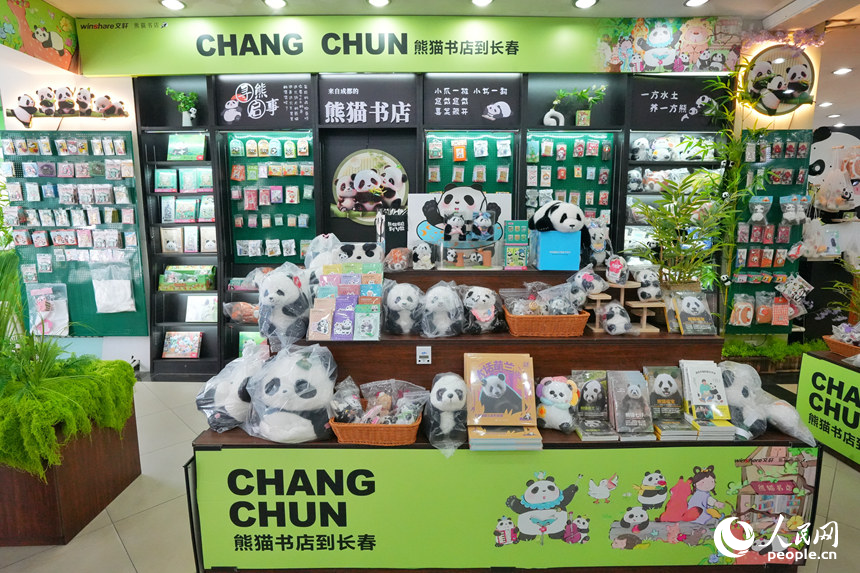 引入东北首家“熊猫书店”的长春“东书房”。人民网记者 李洋摄