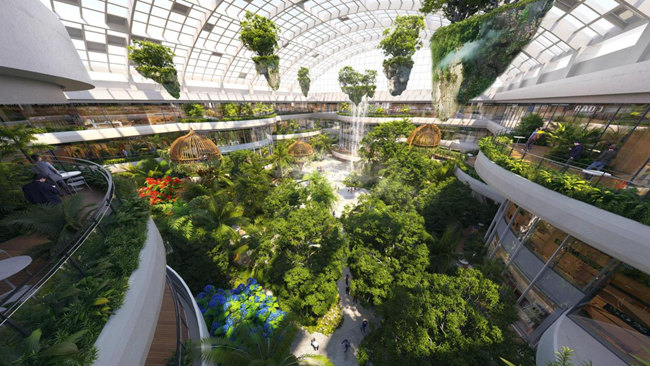萬達茂建設效果圖。 圖片來源:上海寶冶集團有限公司