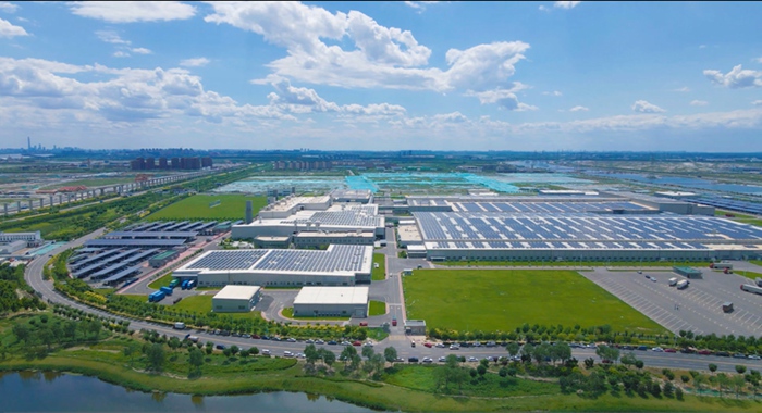 一汽丰田新能源工厂俯瞰图