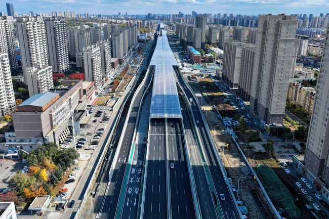 长春南四环快速路项目。