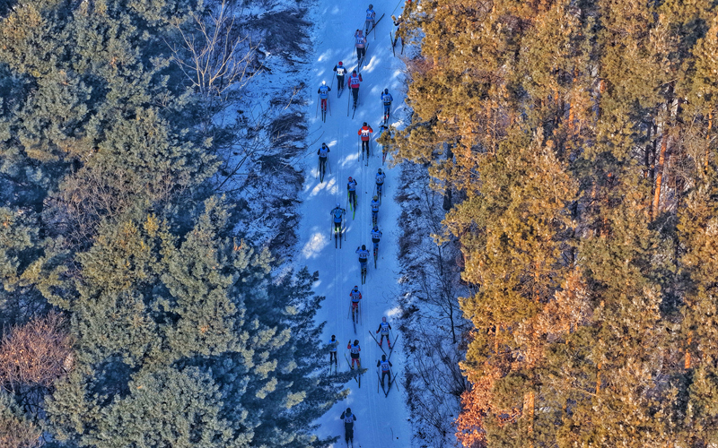 中国长春净月潭瓦萨国际滑雪节鸣枪开赛