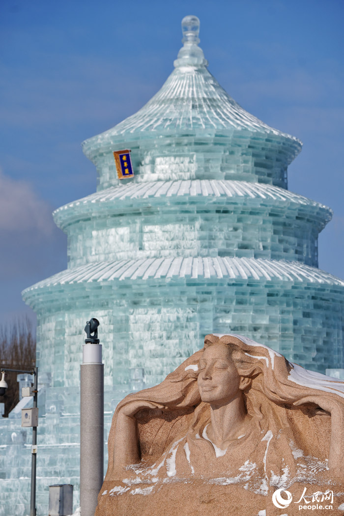 “冰天壇”景觀。人民網記者 李洋攝