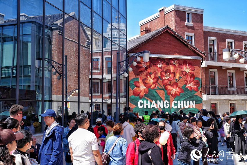 更新改造后的长春春京西历史文化街区。人民网记者 李洋摄