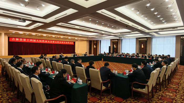 吉林省第十四居人民代表大会第五次会议长春代表团会议
