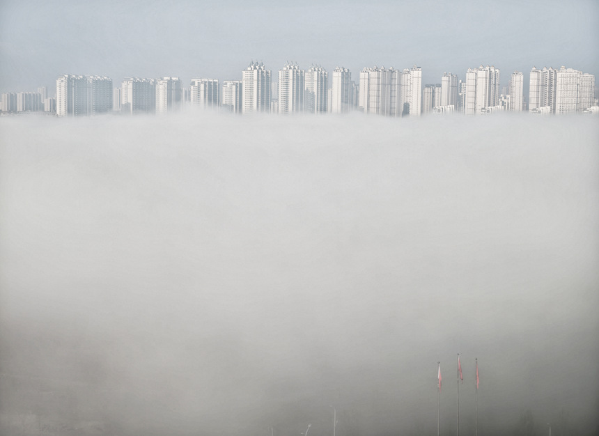 5月7日，长春出现“天空之城”景观。人民网记者 李成伟摄