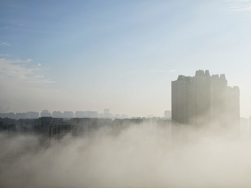 5月7日，长春出现“天空之城”景观。人民网记者 李成伟摄