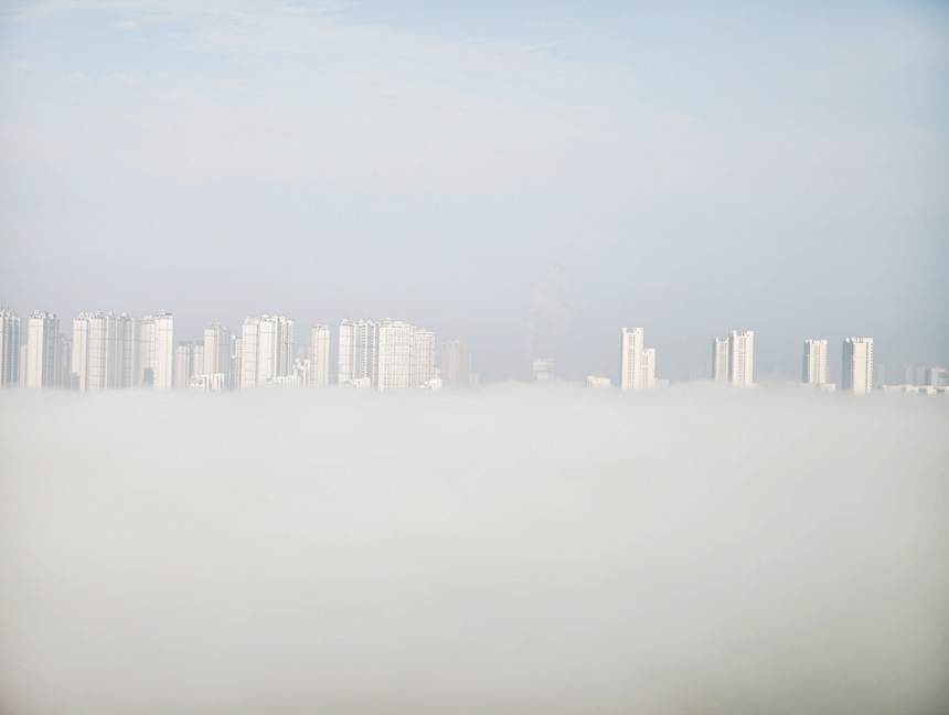 5月7日，长春出现“天空之城”景观。人民网记者 李成伟摄