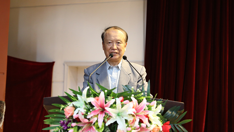 贲德寄语九台一中学子。受访者供图